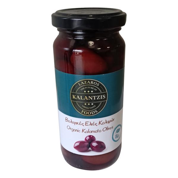 Lazaros Kalantzis Foods - Traditional Kalamata Olives Glass 145g
