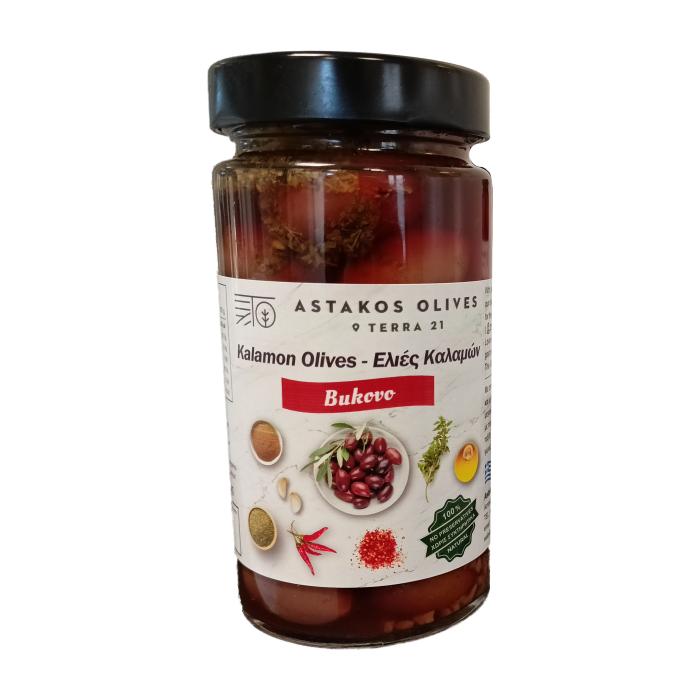 Kalamata Olives - Kalamata Bukovo Glass 363g