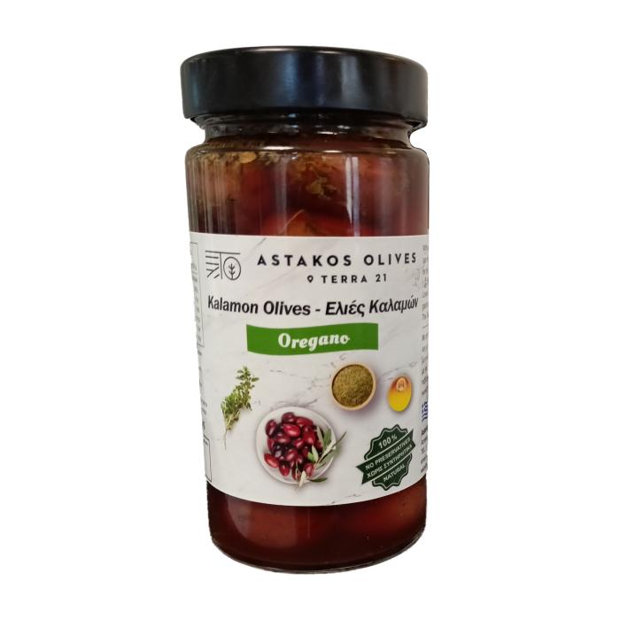 Kalamata Olives - Kalamata Oregano Glass 363g