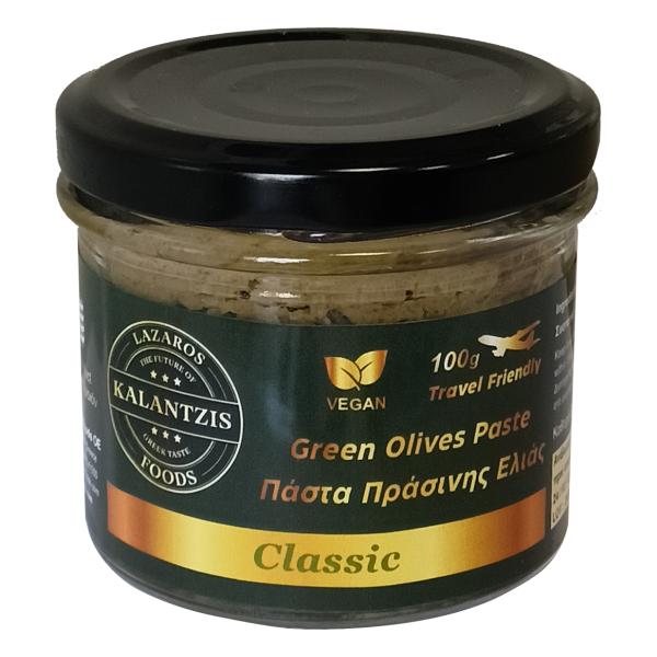 Lazaros Kalantzis Foods - Green Olives Paste Classic 100g