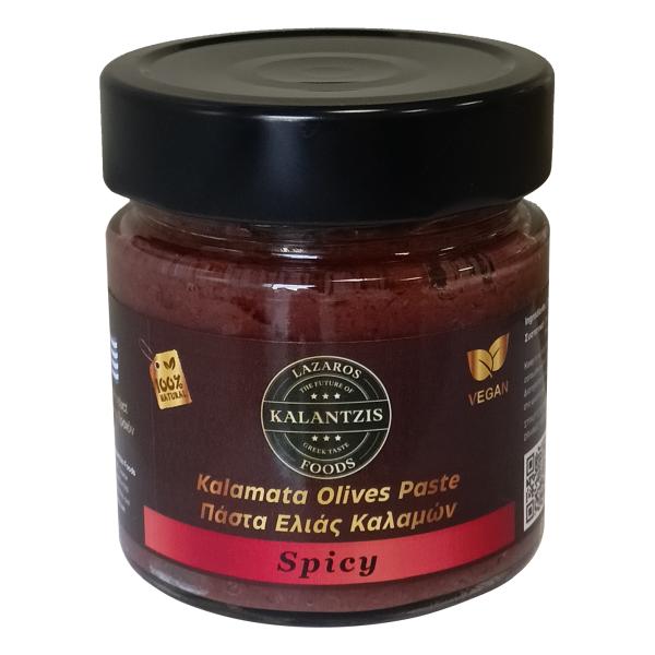 Lazaros Kalantzis Foods - Kalamata Olives Paste Spicy 200g