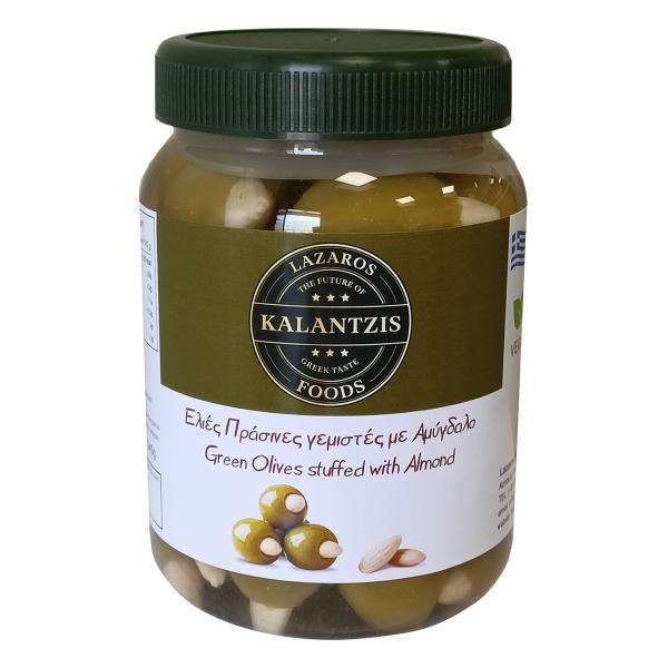 Lazaros Kalantzis Foods - Stuffed Green Olives Almond PET 360g