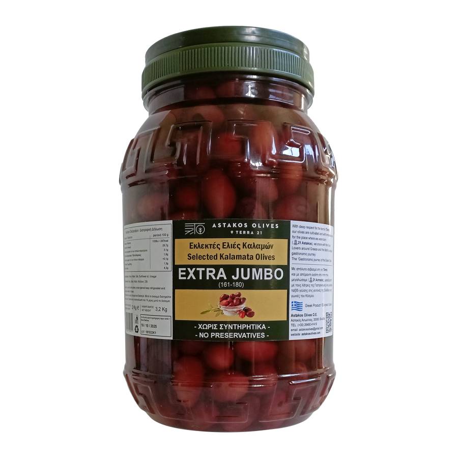 Selected Kalamata Olives Extra Jumbo PET 3,2kg