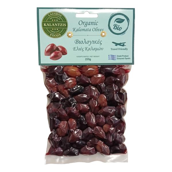 Lazaros Kalantzis Foods - Organic Kalamata Olives Vacuum 235g