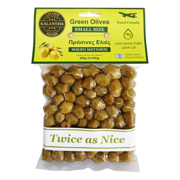 Lazaros Kalantzis Foods - Green Olives Vacuum 380g